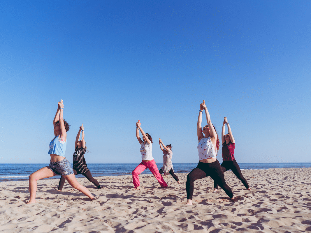 san diego bachelorette wellness weekend yoga